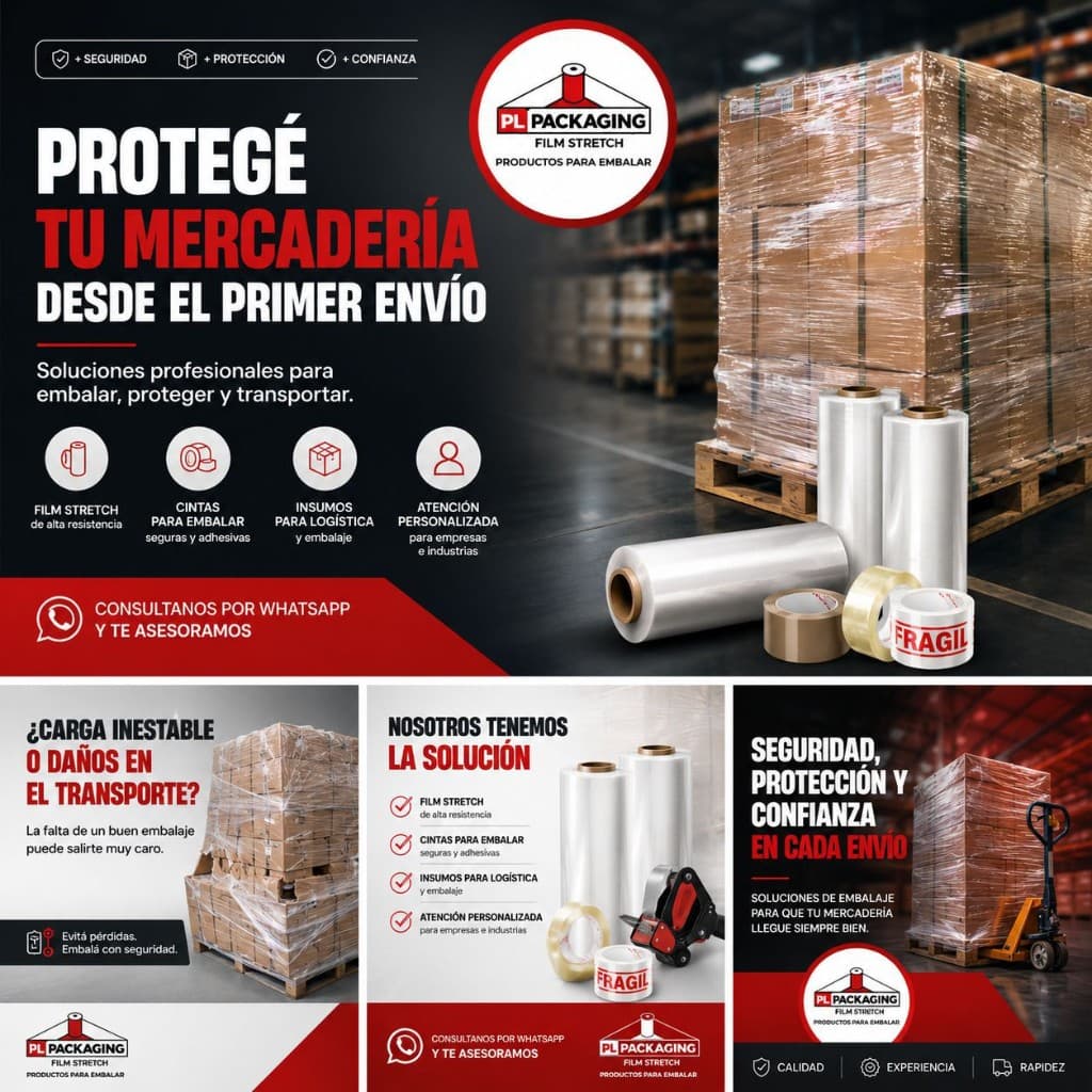 PL Packaging — Protegé tu mercadería desde el primer envío